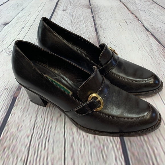 🎉Cole Haan Brown Loafers w/ Chunky Heel - Picture 3 of 8